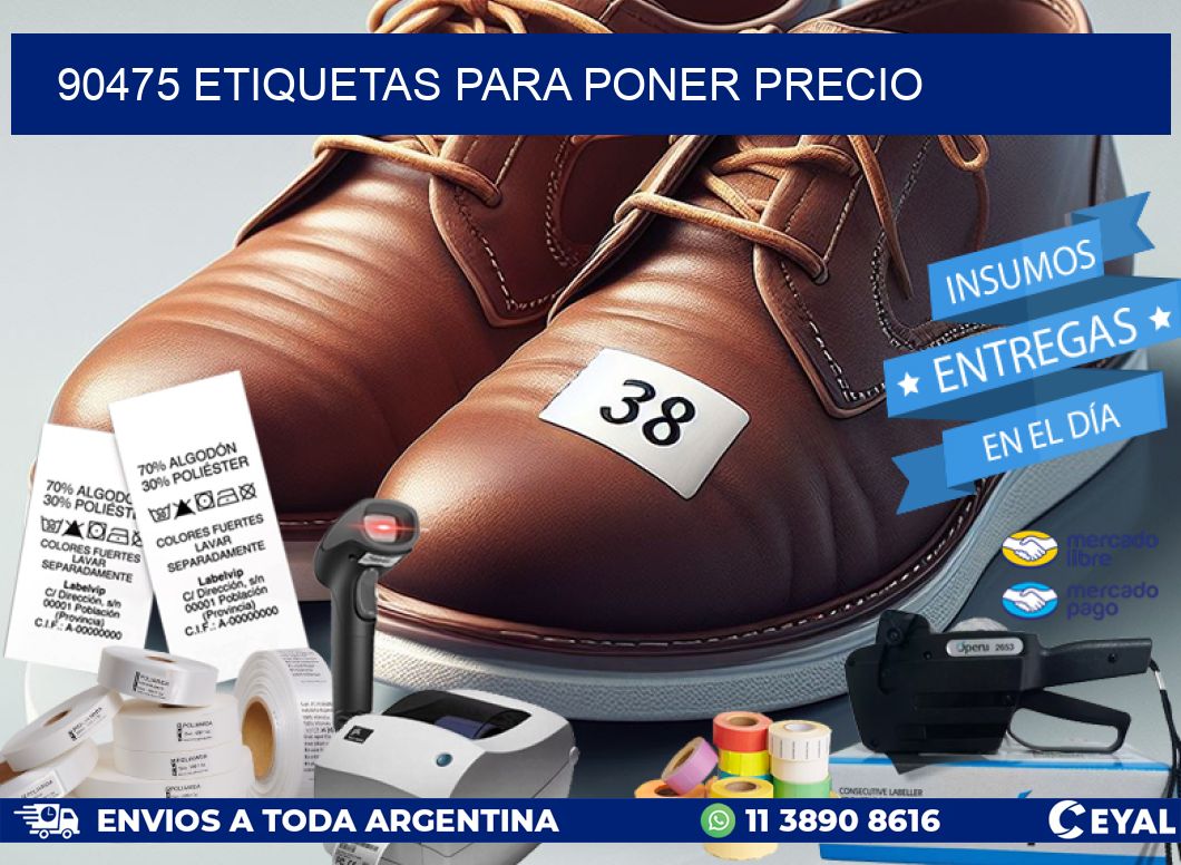90475 ETIQUETAS PARA PONER PRECIO