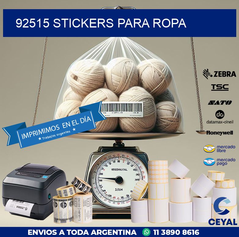 92515 STICKERS PARA ROPA