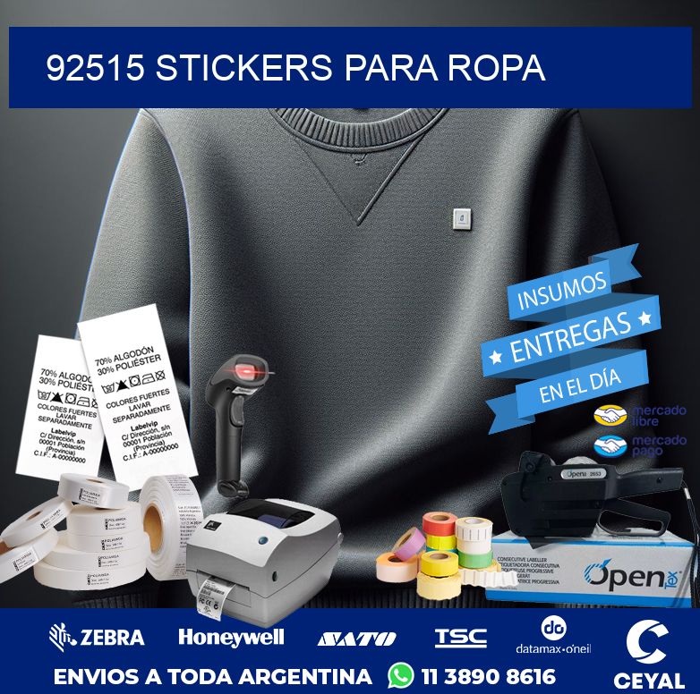 92515 STICKERS PARA ROPA