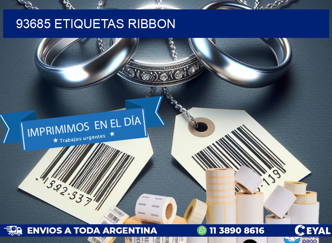 93685 ETIQUETAS RIBBON