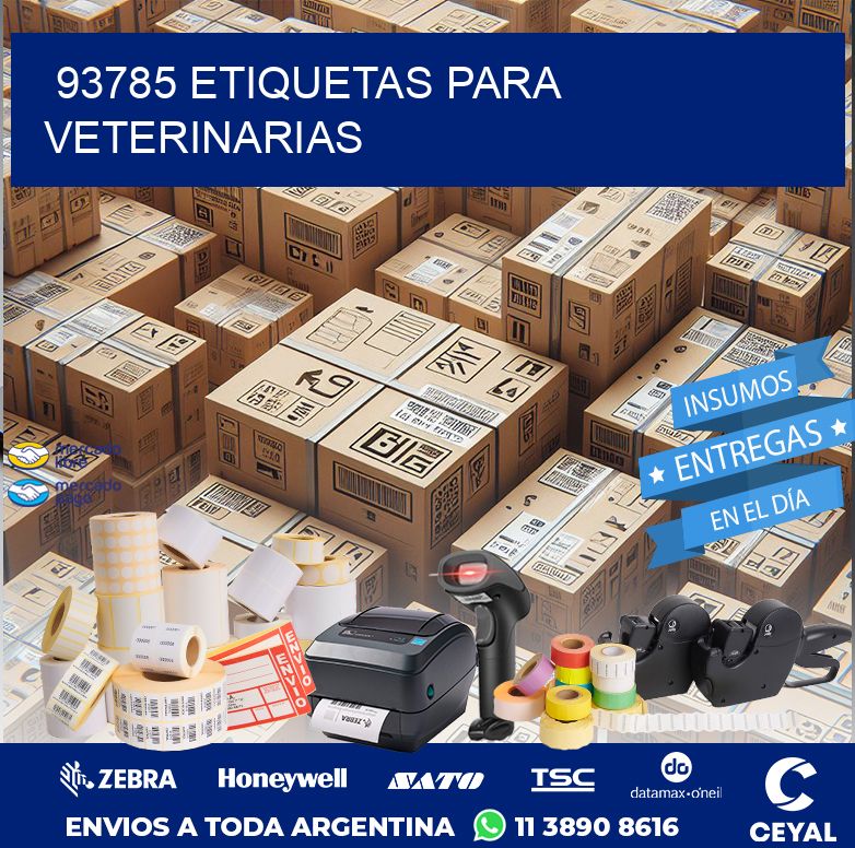 93785 ETIQUETAS PARA VETERINARIAS