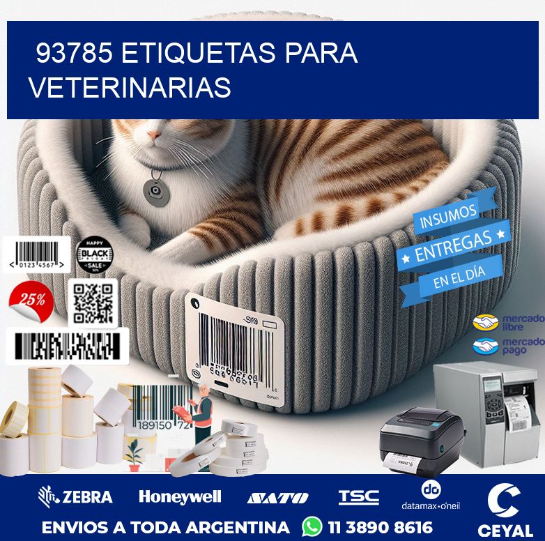 93785 ETIQUETAS PARA VETERINARIAS