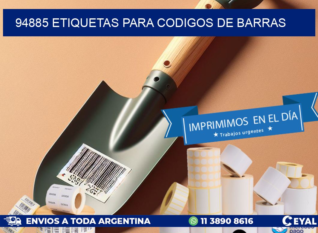 94885 ETIQUETAS PARA CODIGOS DE BARRAS