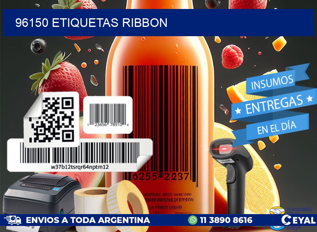96150 ETIQUETAS RIBBON