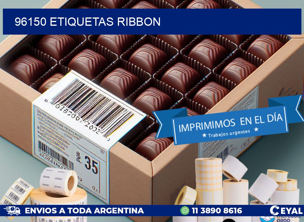 96150 ETIQUETAS RIBBON