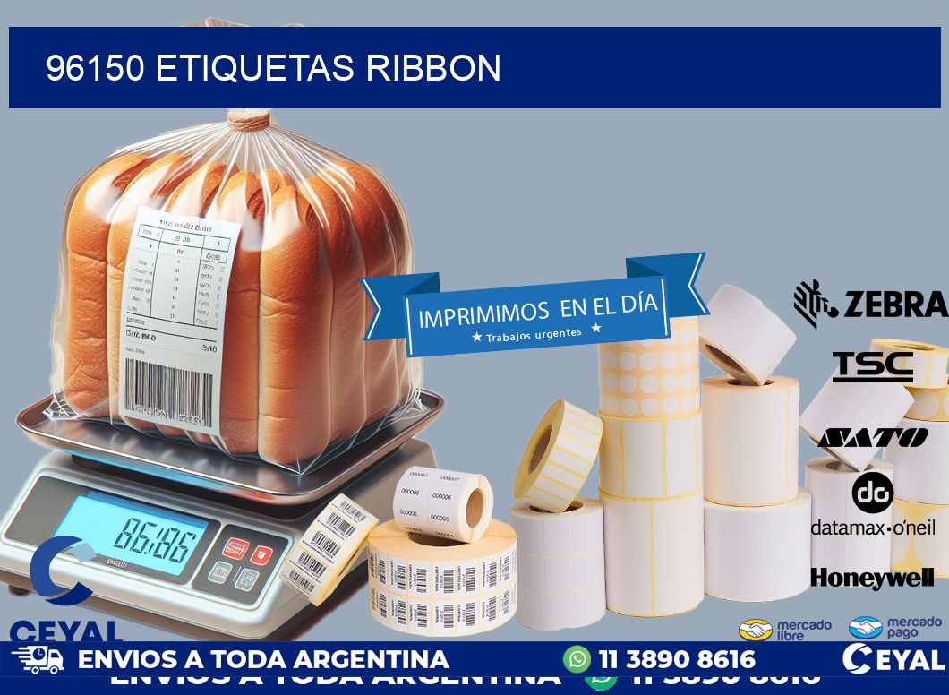 96150 ETIQUETAS RIBBON
