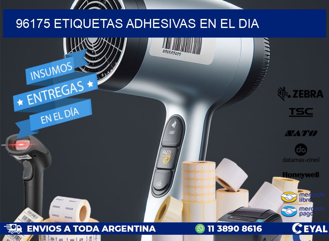 96175 etiquetas adhesivas en el dia