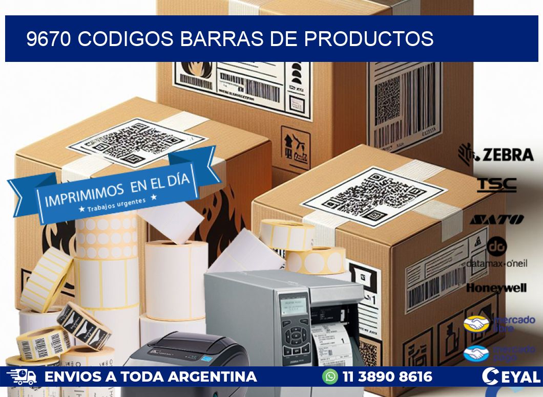 9670 CODIGOS BARRAS DE PRODUCTOS