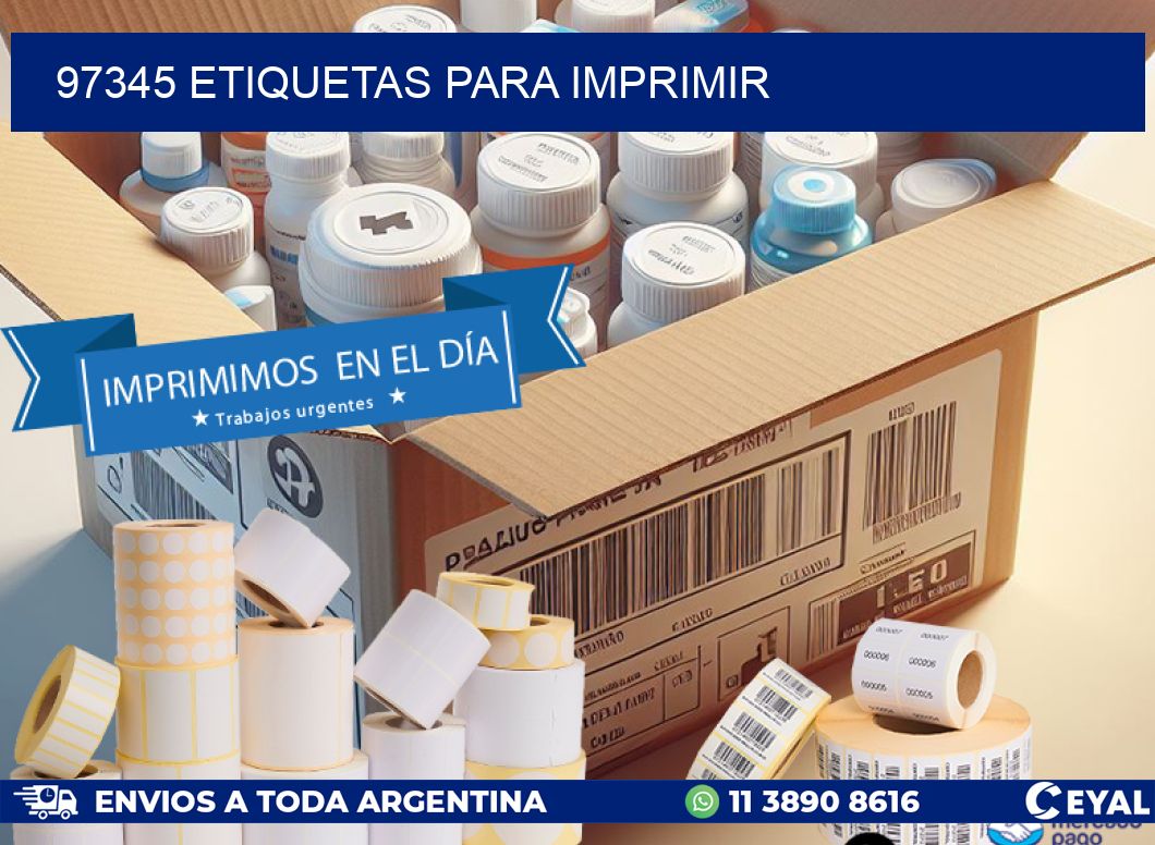 97345 etiquetas para imprimir