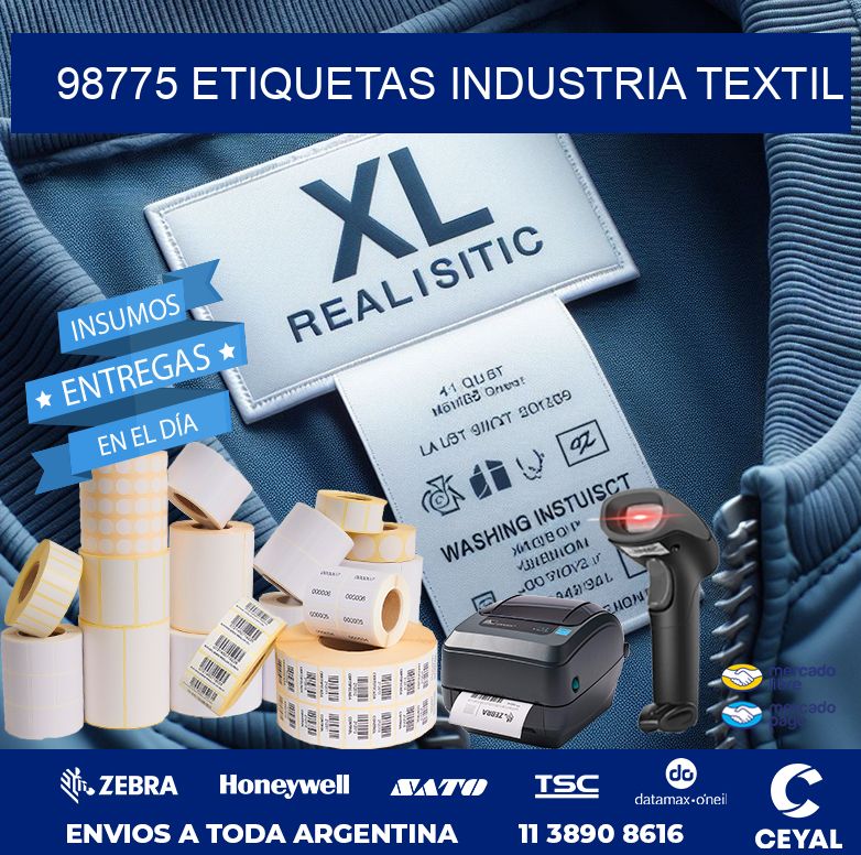 98775 ETIQUETAS INDUSTRIA TEXTIL