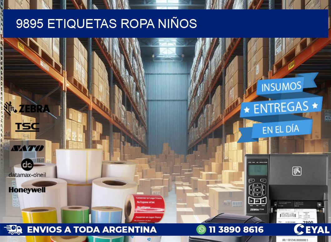 9895 ETIQUETAS ROPA NIÑOS