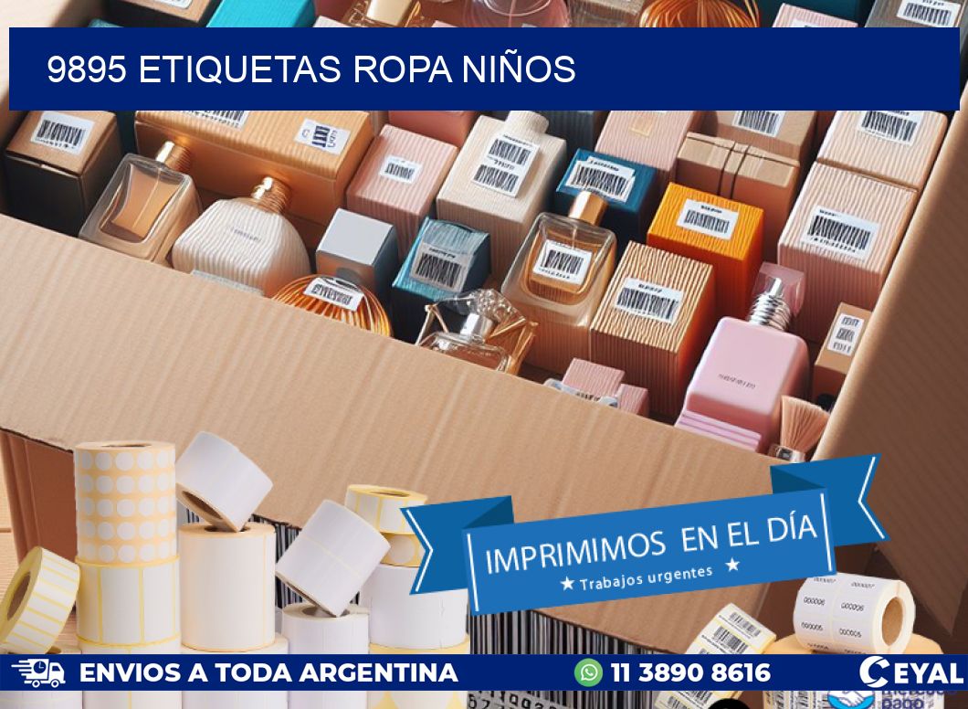 9895 ETIQUETAS ROPA NIÑOS