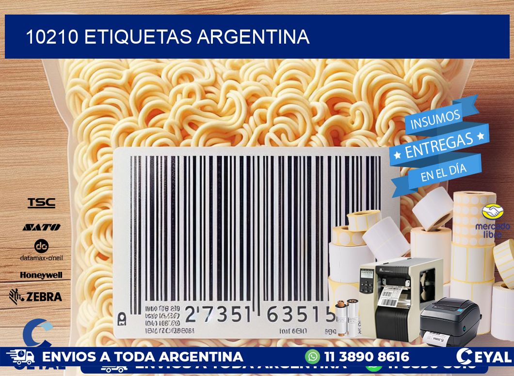 10210 ETIQUETAS ARGENTINA