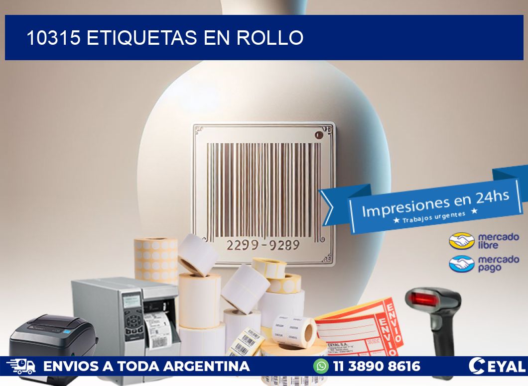 10315 ETIQUETAS EN ROLLO