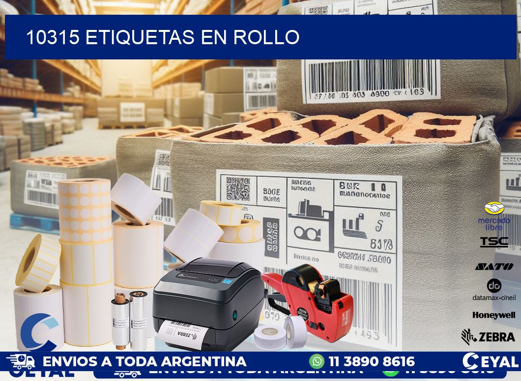 10315 ETIQUETAS EN ROLLO