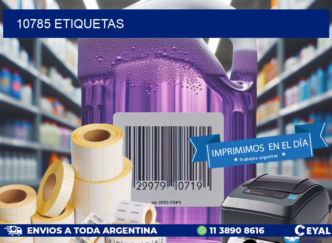 10785 ETIQUETAS