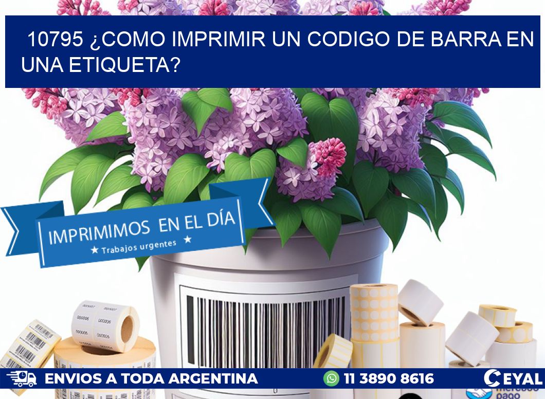 10795 ¿COMO IMPRIMIR UN CODIGO DE BARRA EN UNA ETIQUETA?