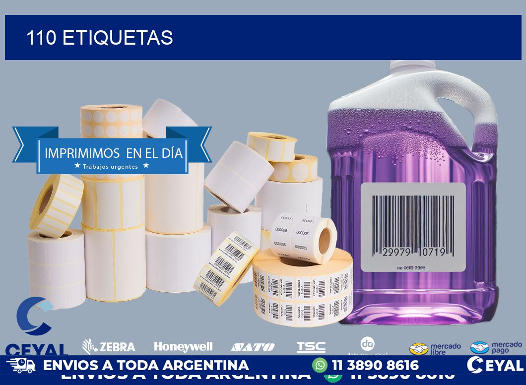 110 ETIQUETAS