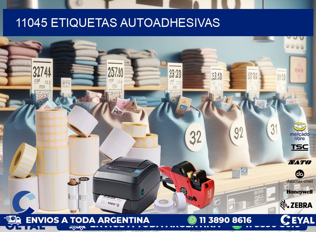 11045 ETIQUETAS AUTOADHESIVAS