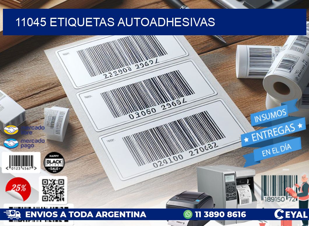 11045 ETIQUETAS AUTOADHESIVAS