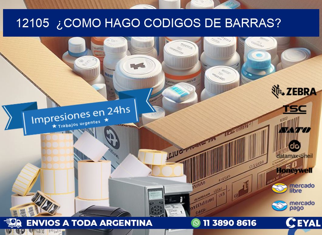 12105 ¿COMO HAGO CODIGOS DE BARRAS?