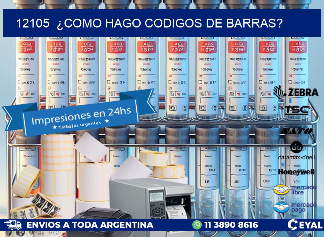 12105 ¿COMO HAGO CODIGOS DE BARRAS?