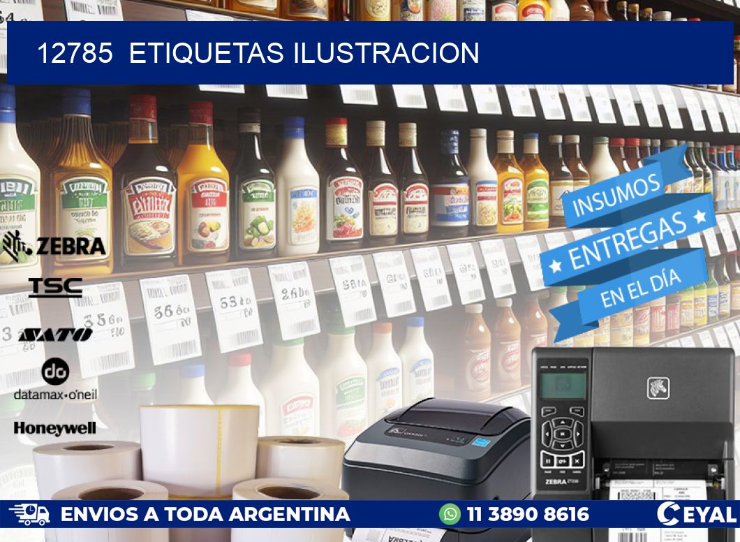 12785 ETIQUETAS ILUSTRACION