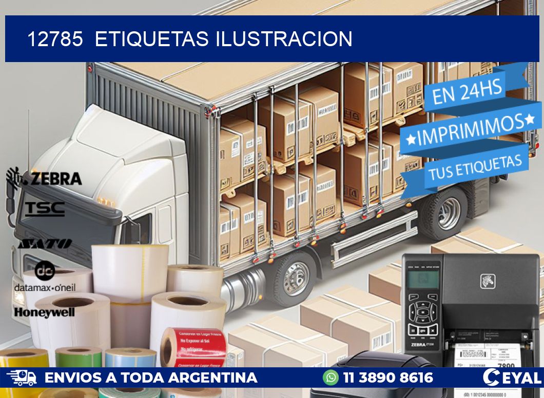 12785  ETIQUETAS ILUSTRACION