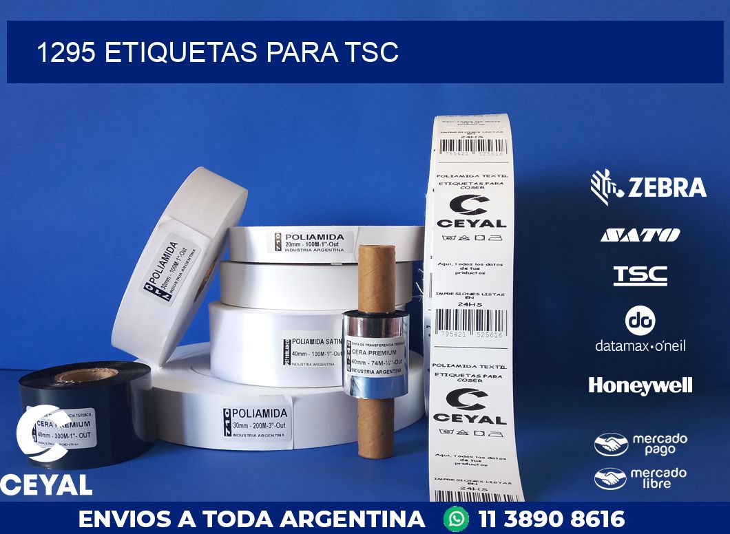 1295 ETIQUETAS PARA TSC