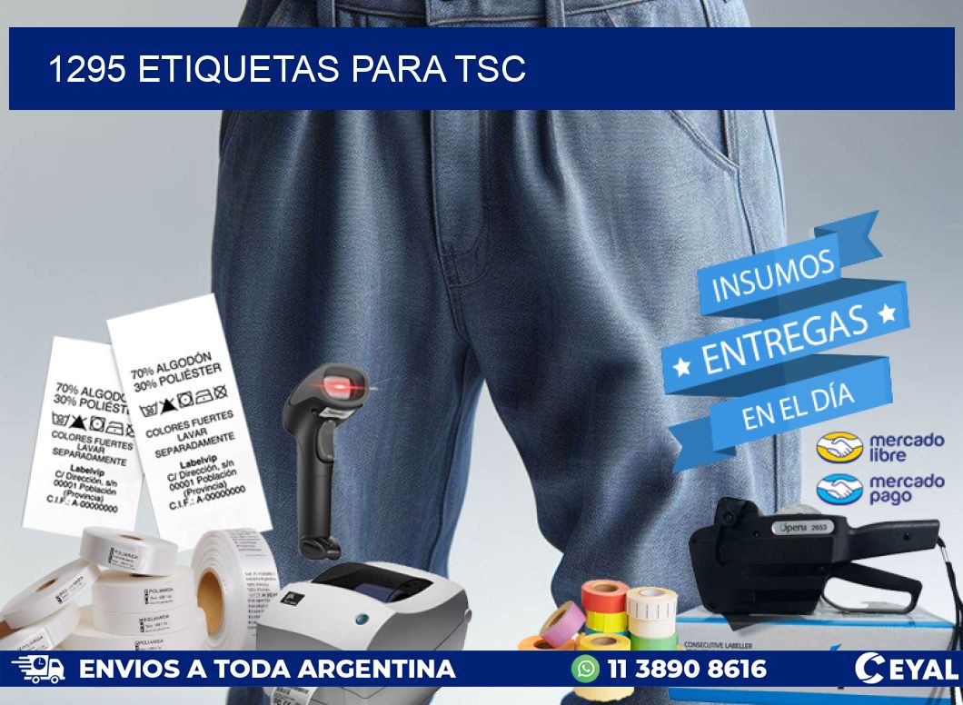 1295 ETIQUETAS PARA TSC