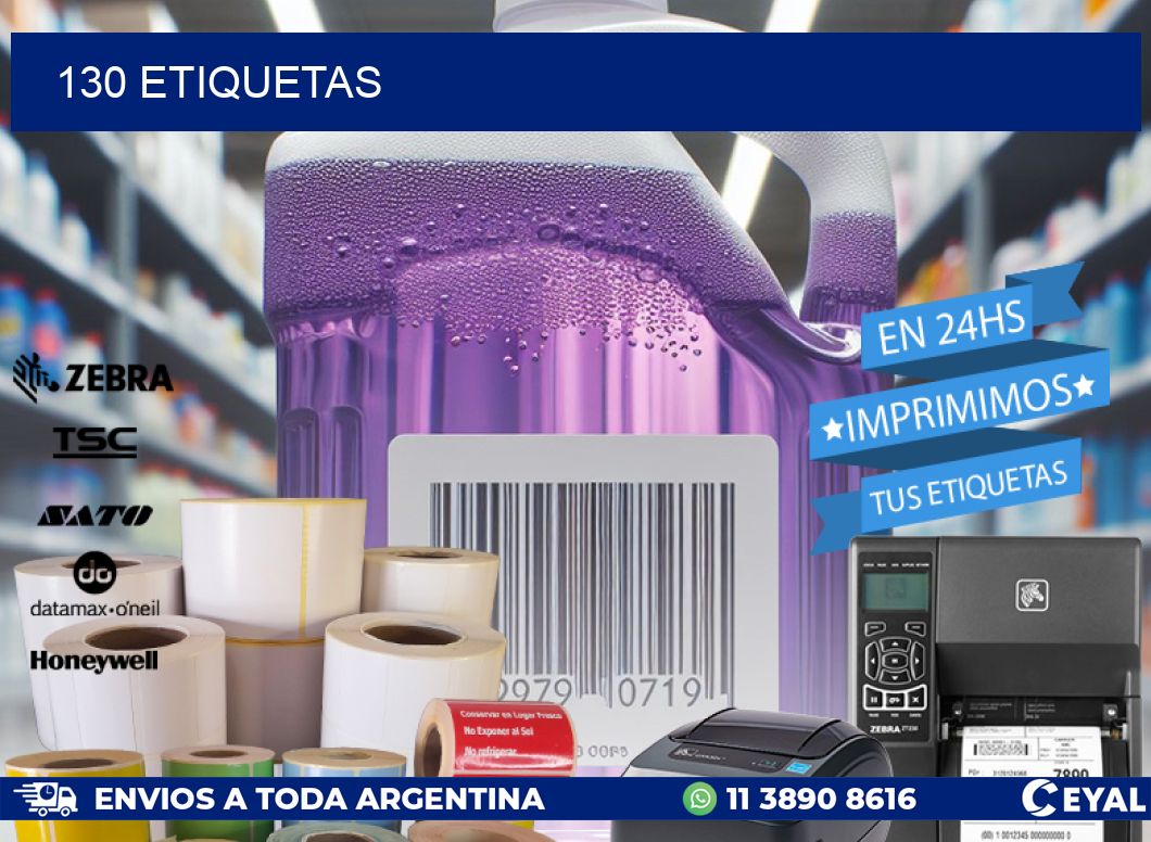 130 ETIQUETAS