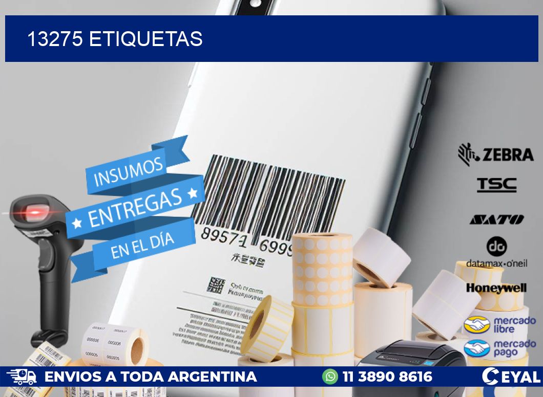 13275 ETIQUETAS