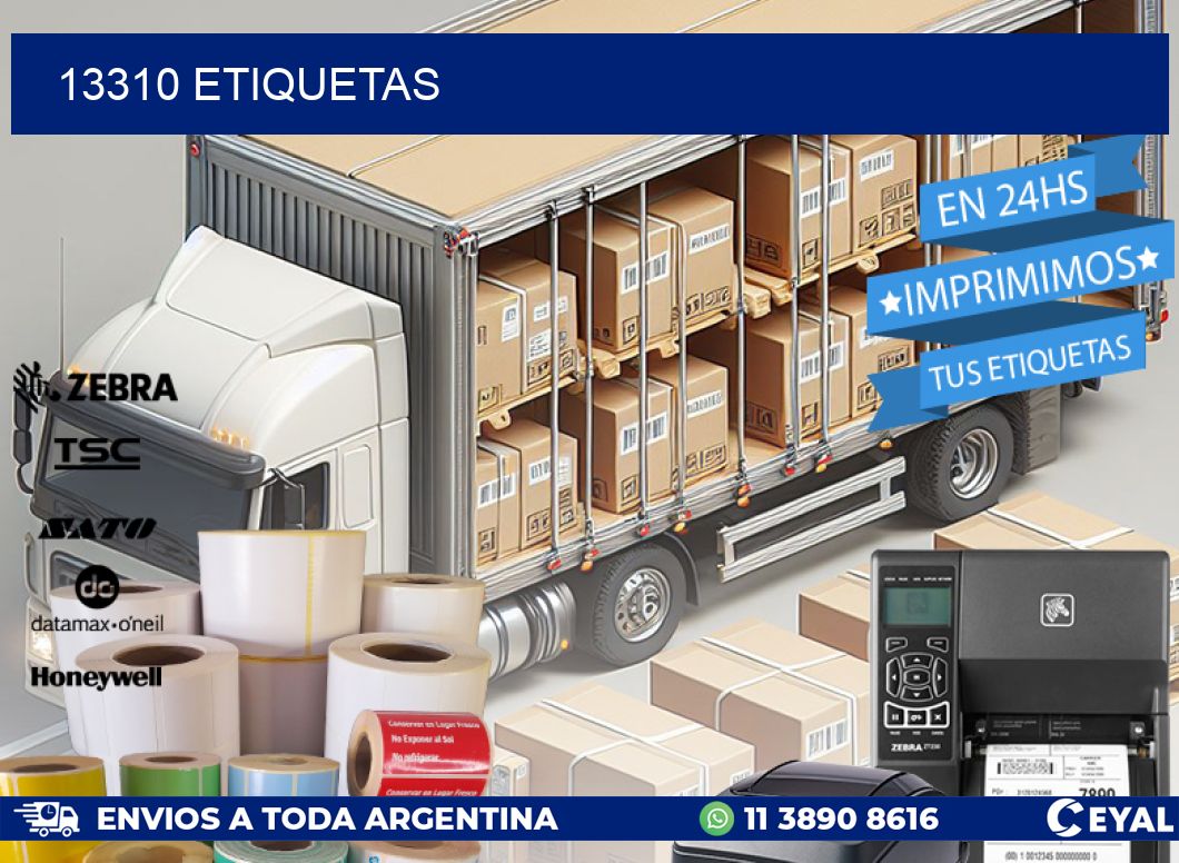 13310 ETIQUETAS