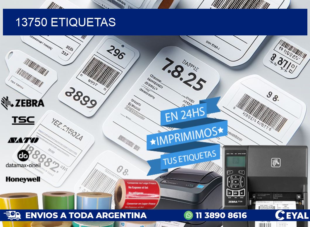 13750 ETIQUETAS