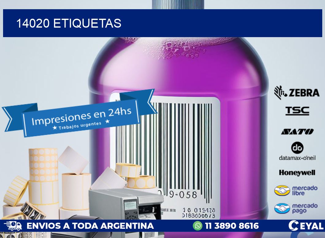 14020 ETIQUETAS