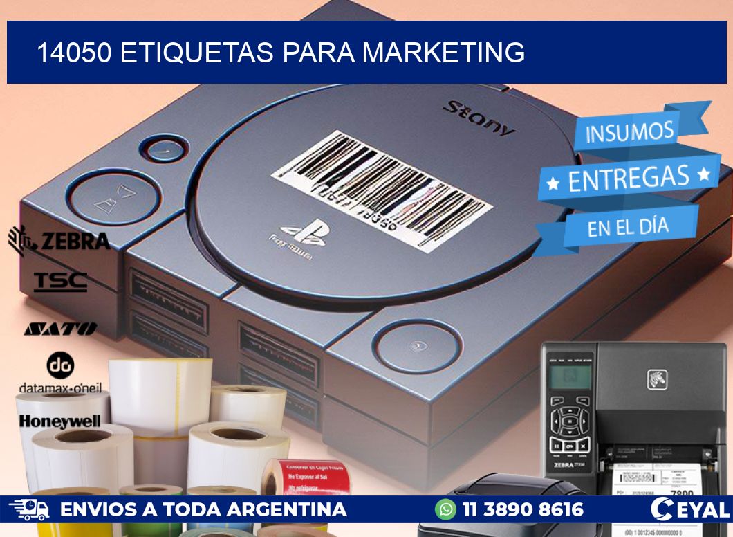 14050 ETIQUETAS PARA MARKETING