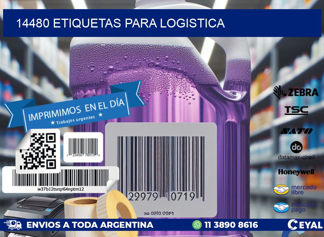 14480 ETIQUETAS PARA LOGISTICA
