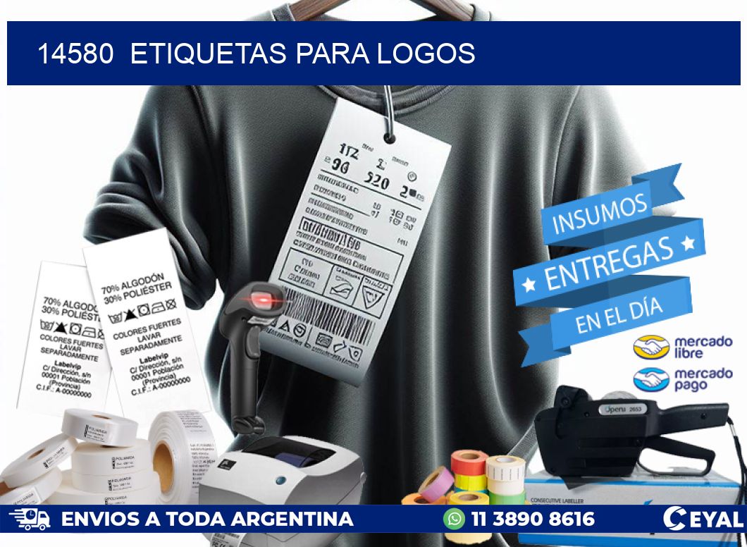 14580  ETIQUETAS PARA LOGOS