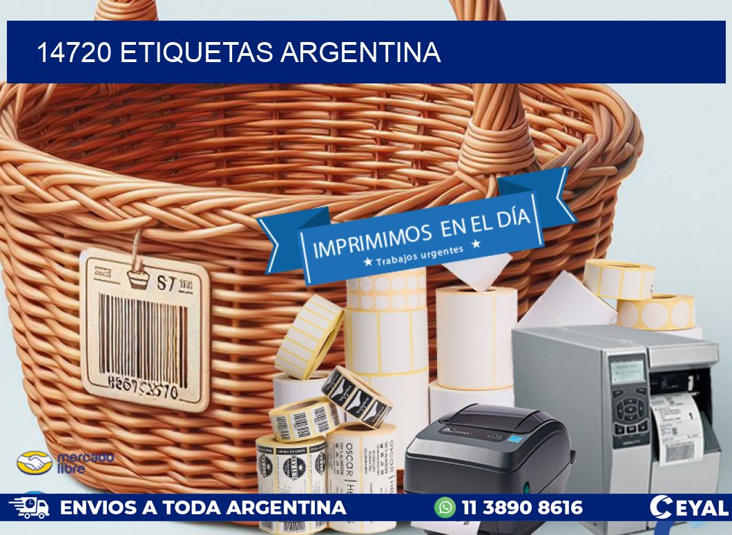 14720 ETIQUETAS ARGENTINA