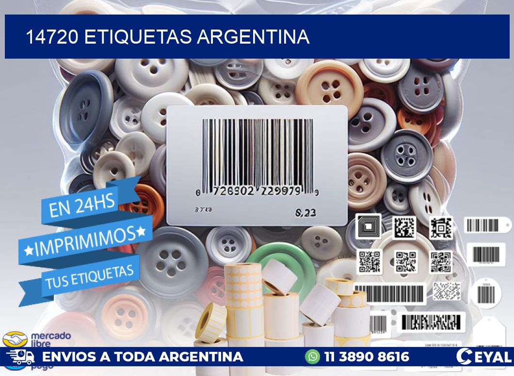 14720 ETIQUETAS ARGENTINA