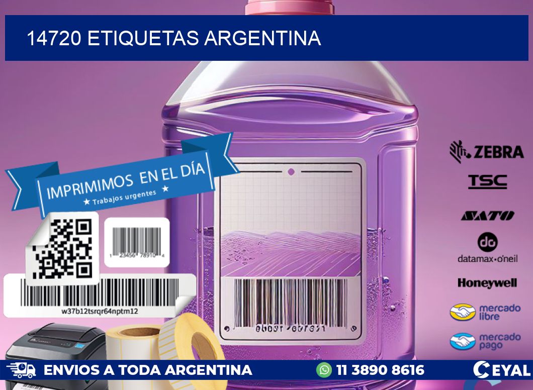 14720 ETIQUETAS ARGENTINA