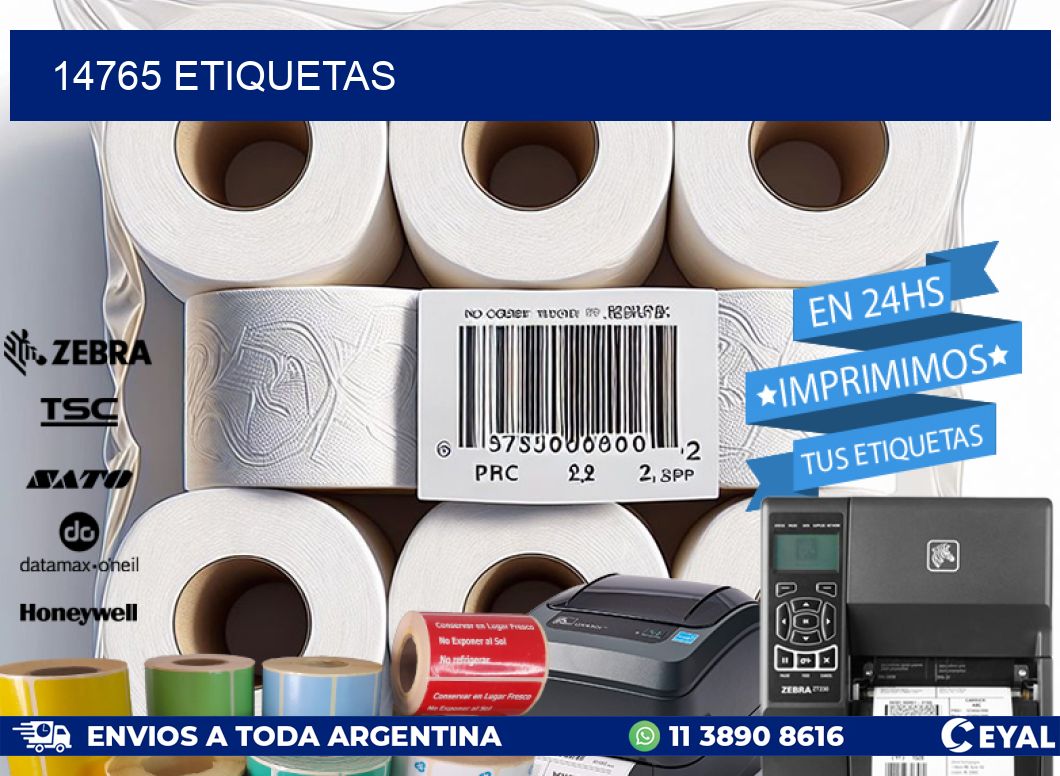14765 ETIQUETAS