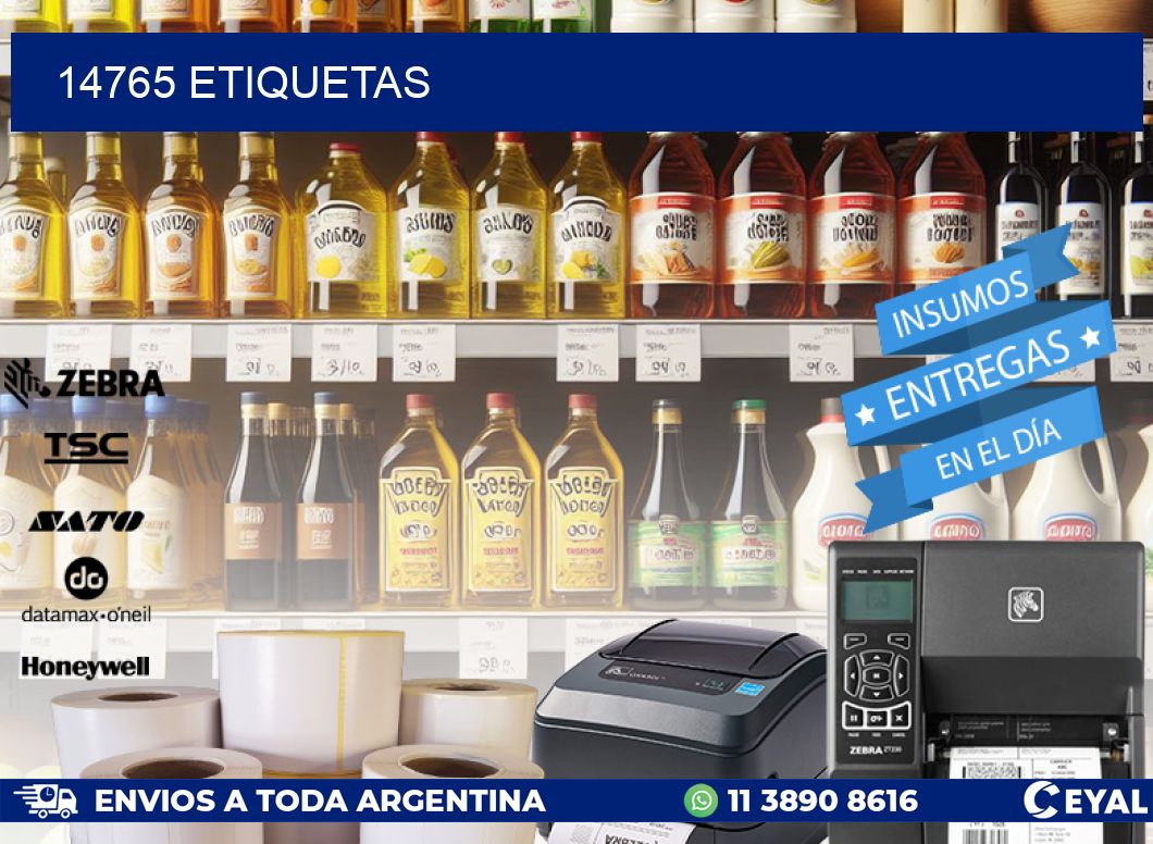 14765 ETIQUETAS