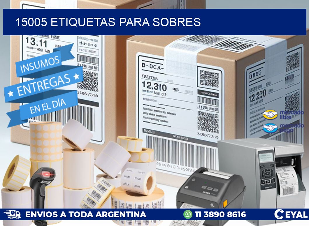 15005 ETIQUETAS PARA SOBRES
