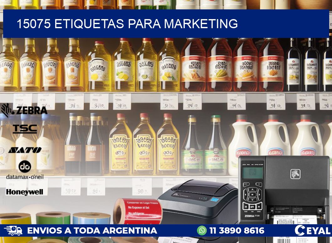 15075 ETIQUETAS PARA MARKETING