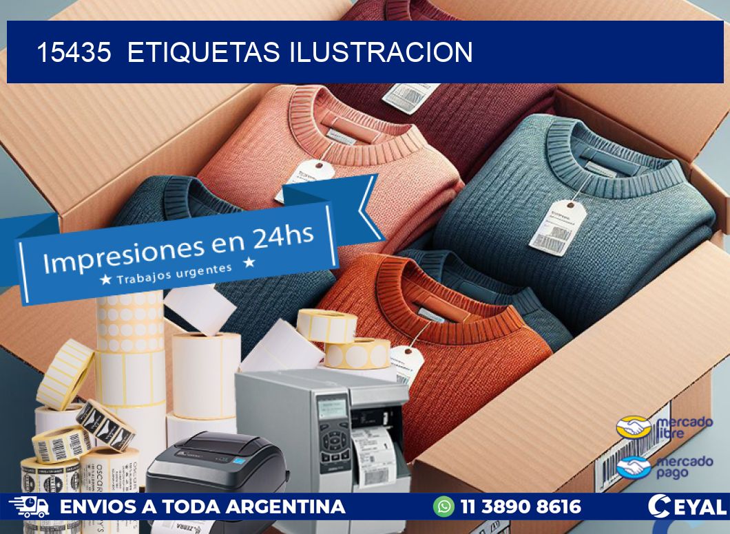 15435  ETIQUETAS ILUSTRACION