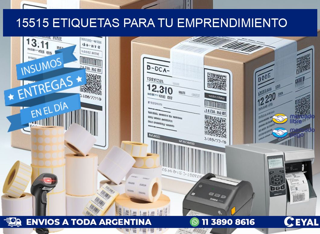 15515 ETIQUETAS PARA TU EMPRENDIMIENTO