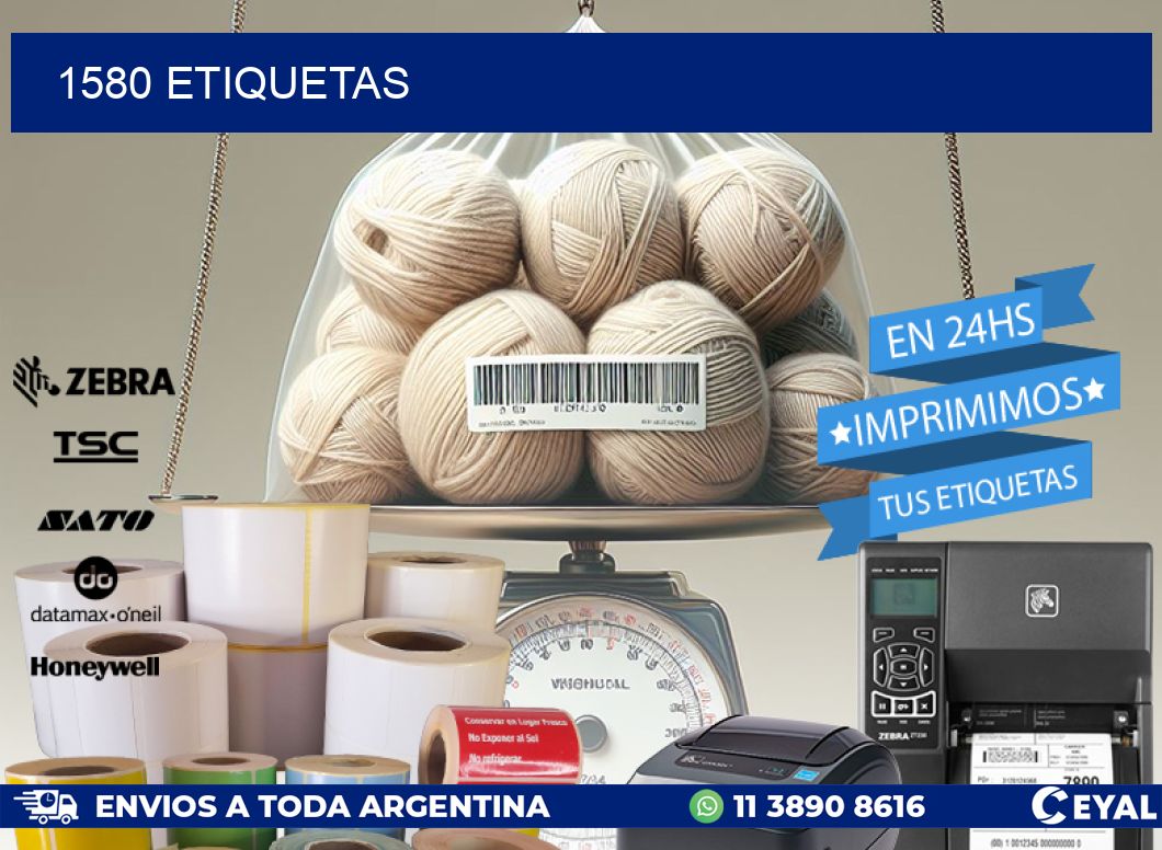 1580 ETIQUETAS
