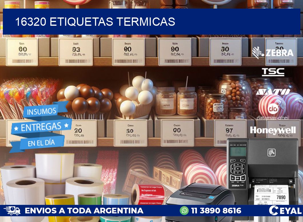 16320 ETIQUETAS TERMICAS