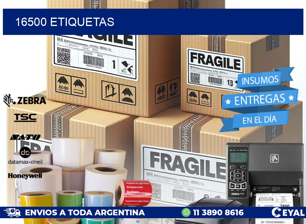 16500 ETIQUETAS